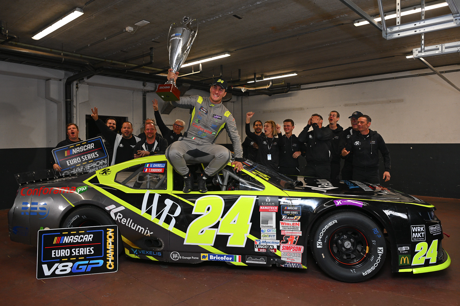 Vittorio Ghirelli and PK Carsport celebrates the Italian's historic three-peat after the Finals weekend at Circuit Zolder