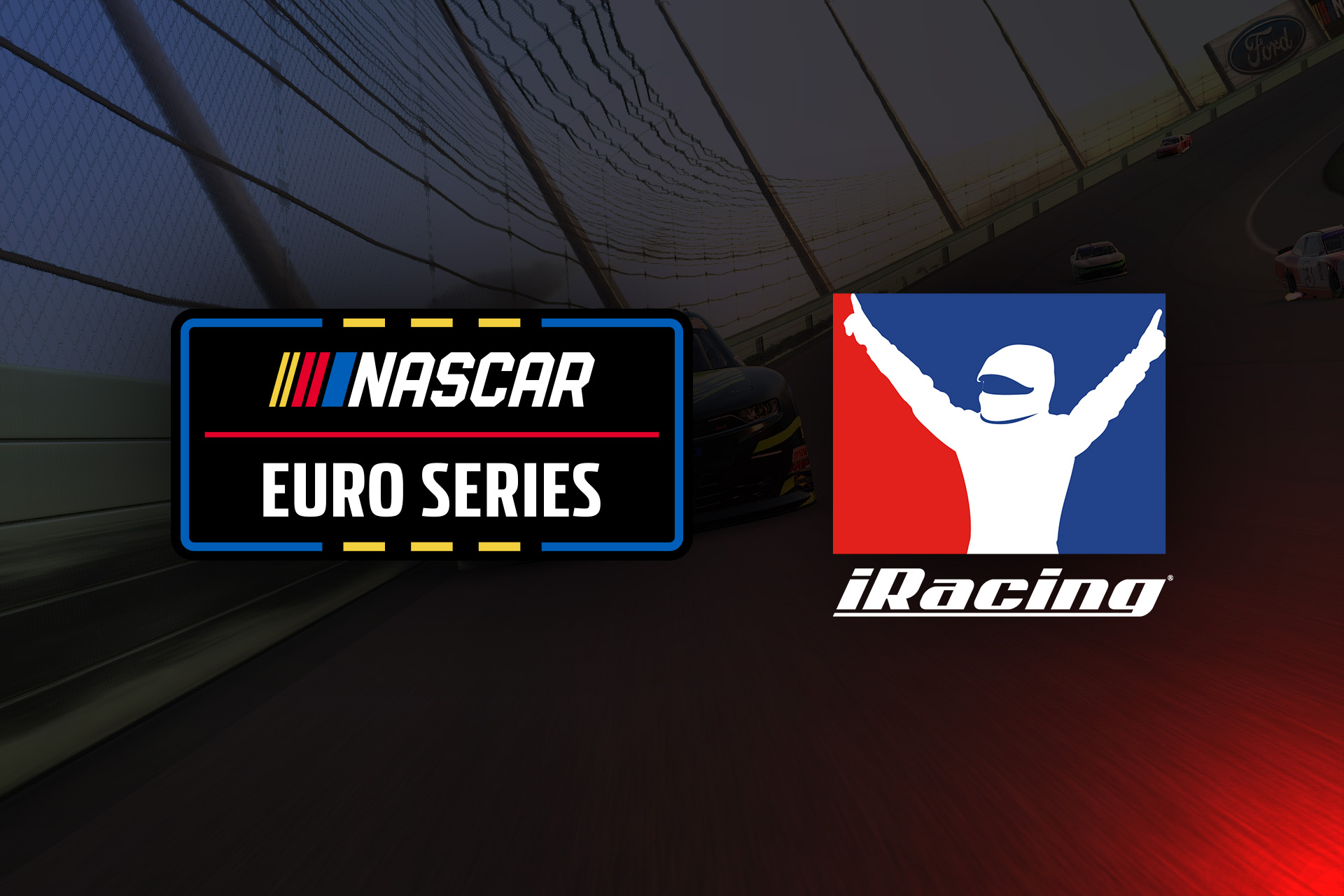 The official graphic announcing EuroNASCAR's incoming addition to iRacing